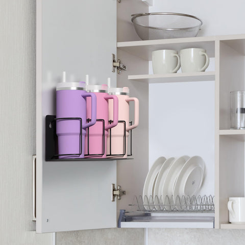 Sorbus organizador de tazas diseño compacto para ahorro de espacio.