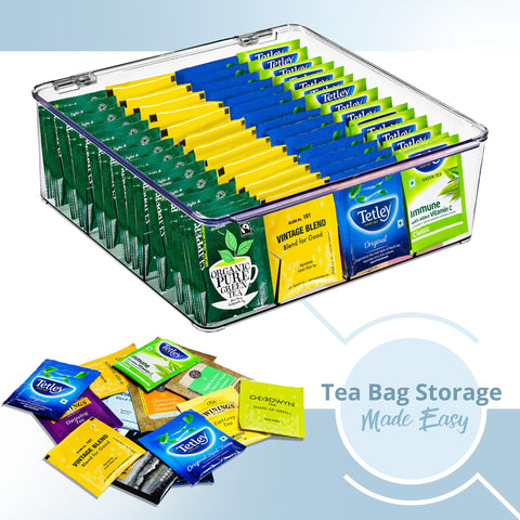 Organizador Sorbus en encimera de cocina para té y accesorios