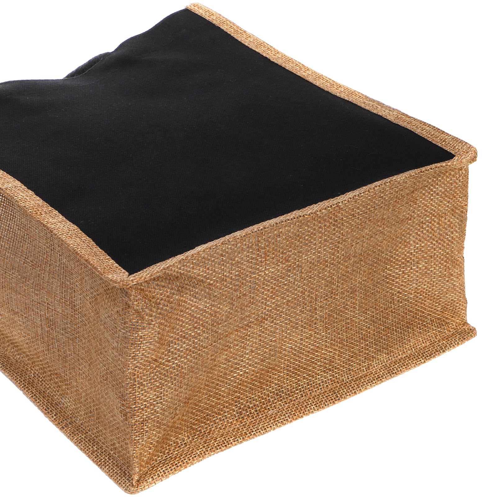 SOUJOY bolsas de yute, lote 6 base amplia mantienen la forma estable.