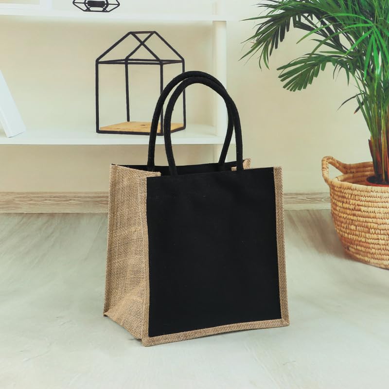 SOUJOY bolsas de yute, lote 6 material ecológico y reutilizable para compras.
