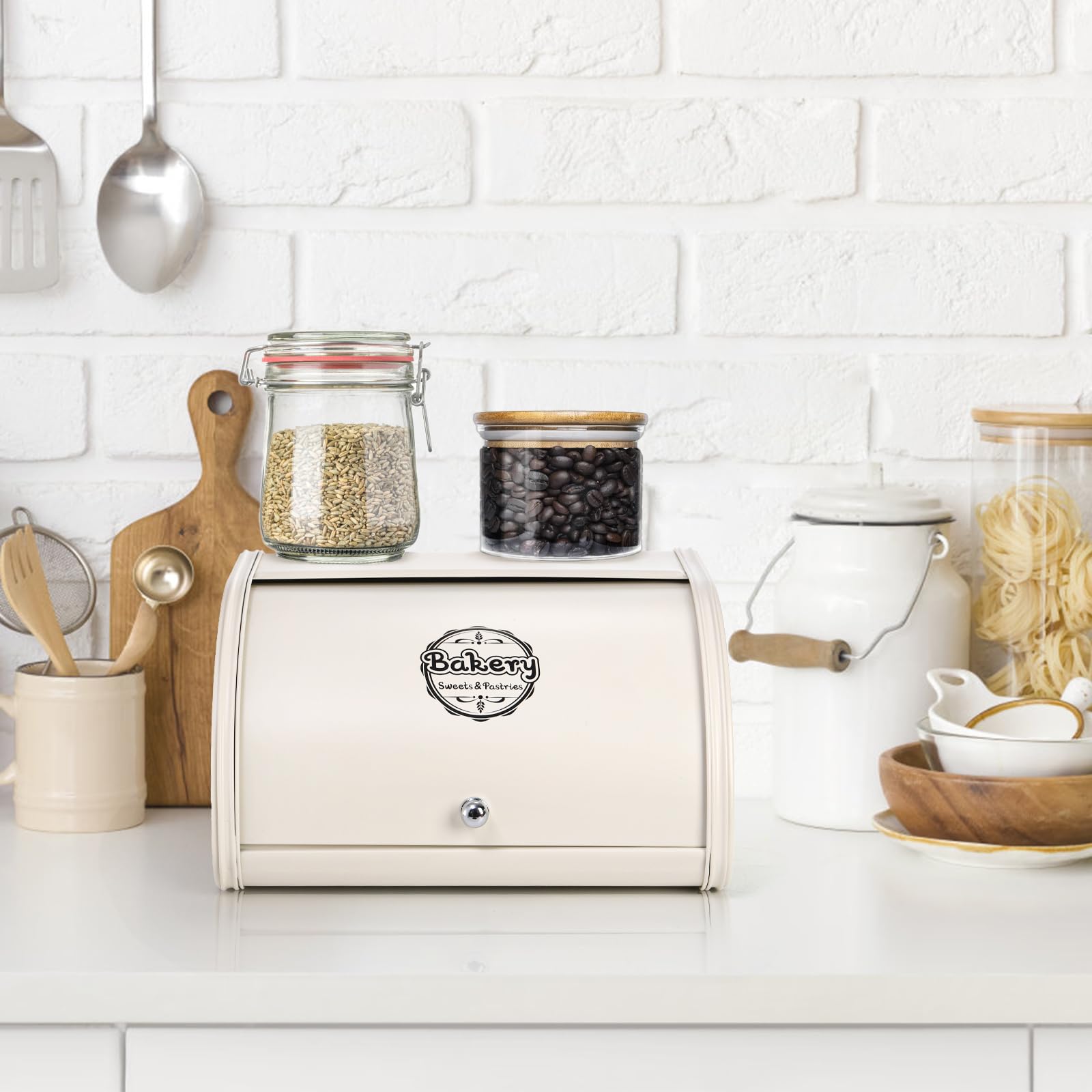 SOUJOY caja pan regalo ideal para cocinas y amantes del orden