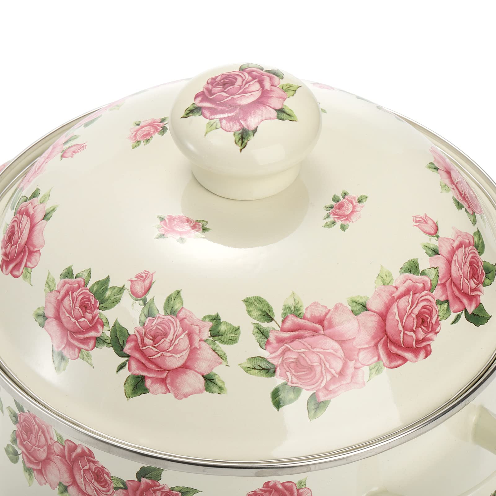 SOUJOY diseno-floral-glaseado, toque retro elegante para la cocina.