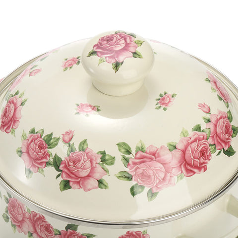 SOUJOY diseno-floral-glaseado, toque retro elegante para la cocina.