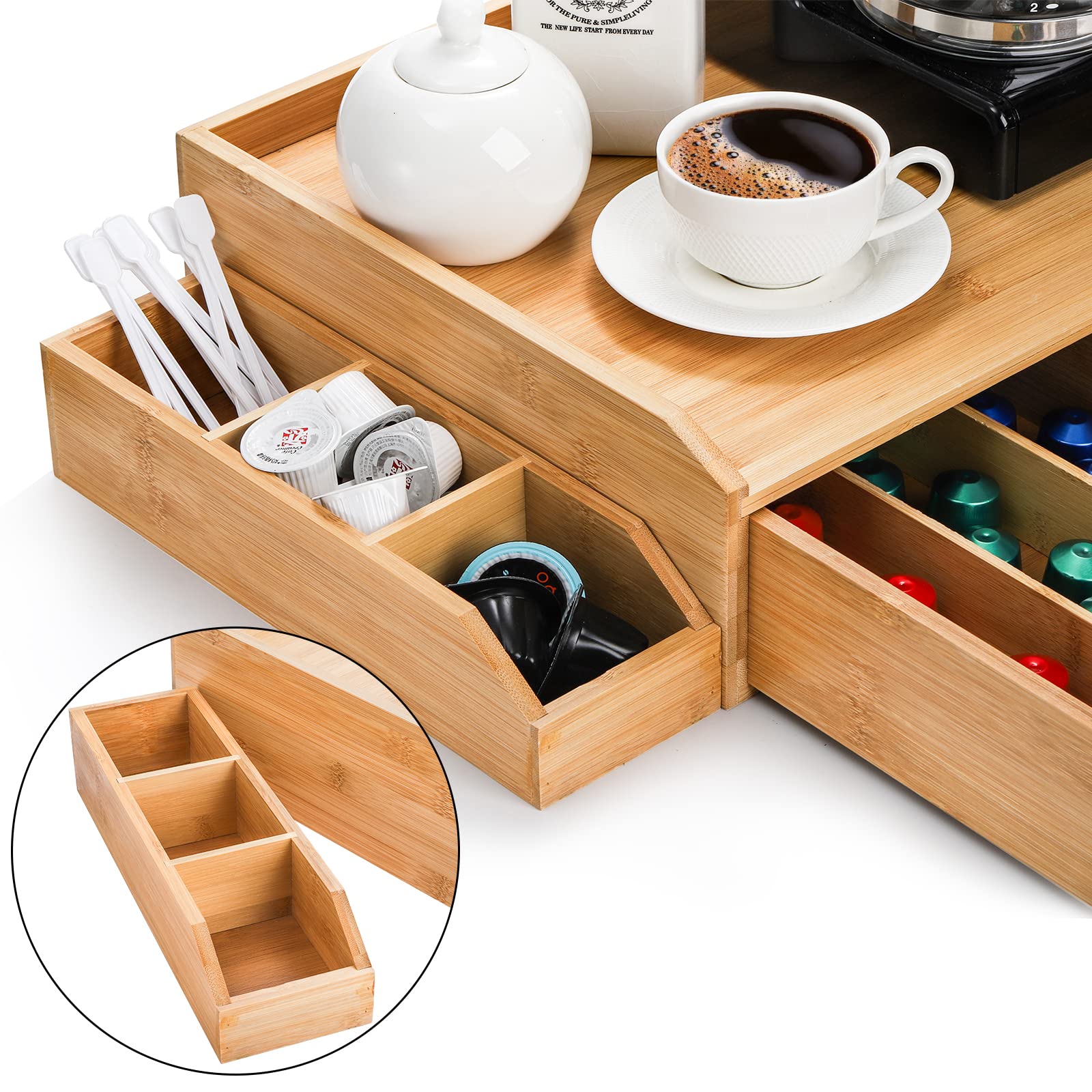Organizador multiusos SOUJOY para cafetera y otros electrodomésticos pequeños