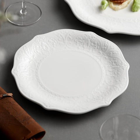 SOUJOY plato de porcelana apto para microondas y lavavajillas.