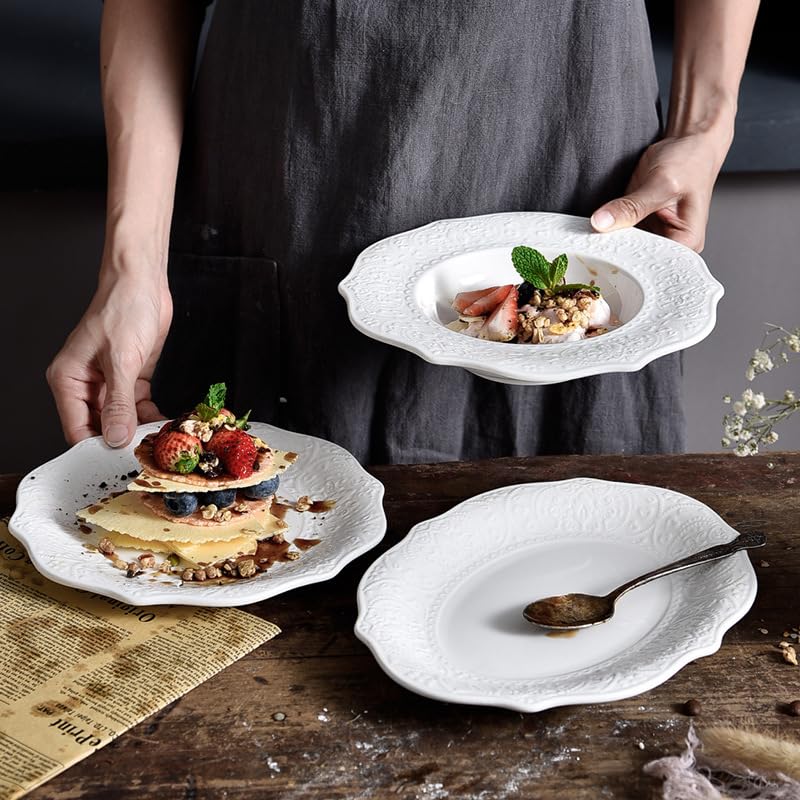SOUJOY plato ideal para servir ensaladas, postres o desayunos.