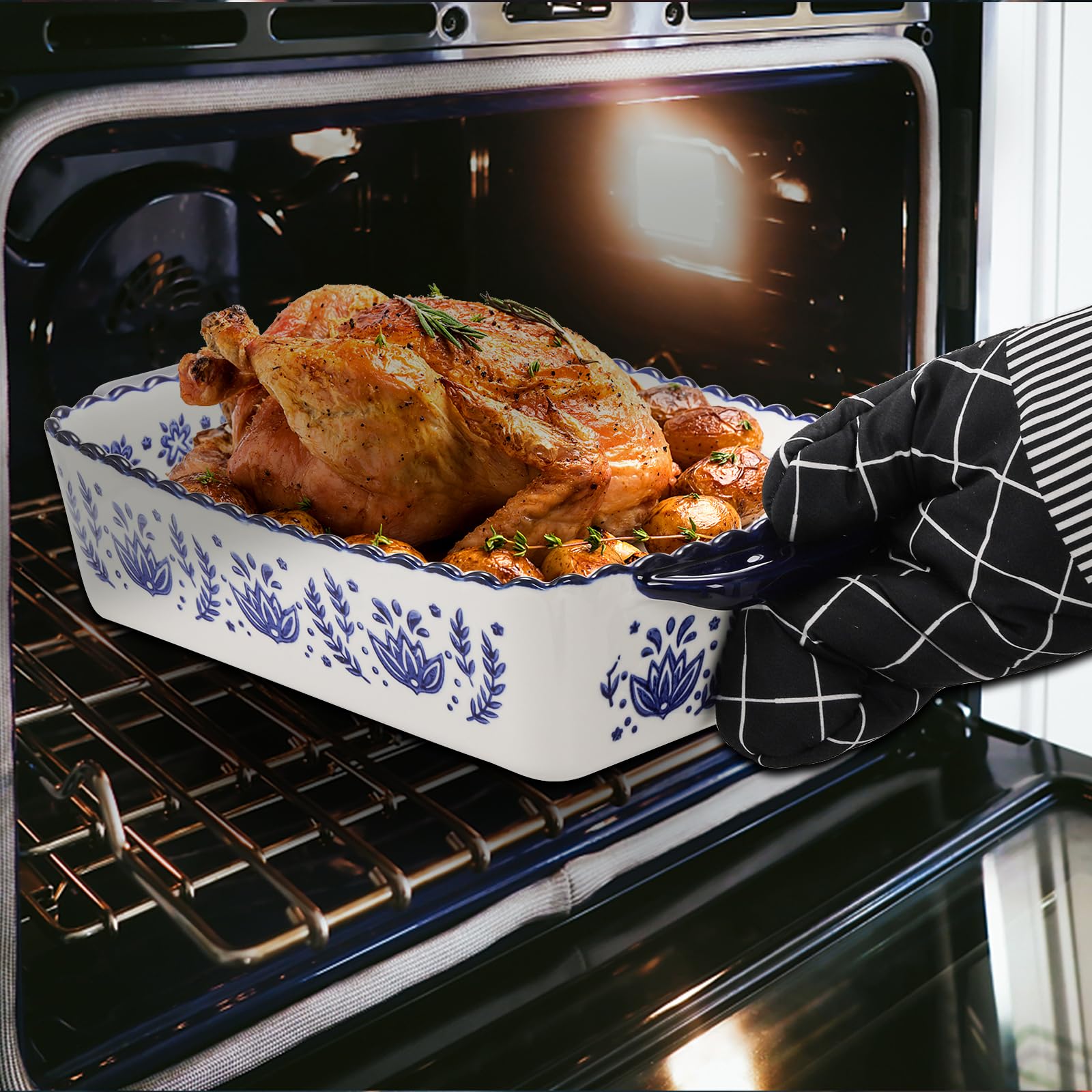 SOUJOY porcelana apta para horno y microondas, ideal para cocinar y recalentar.
