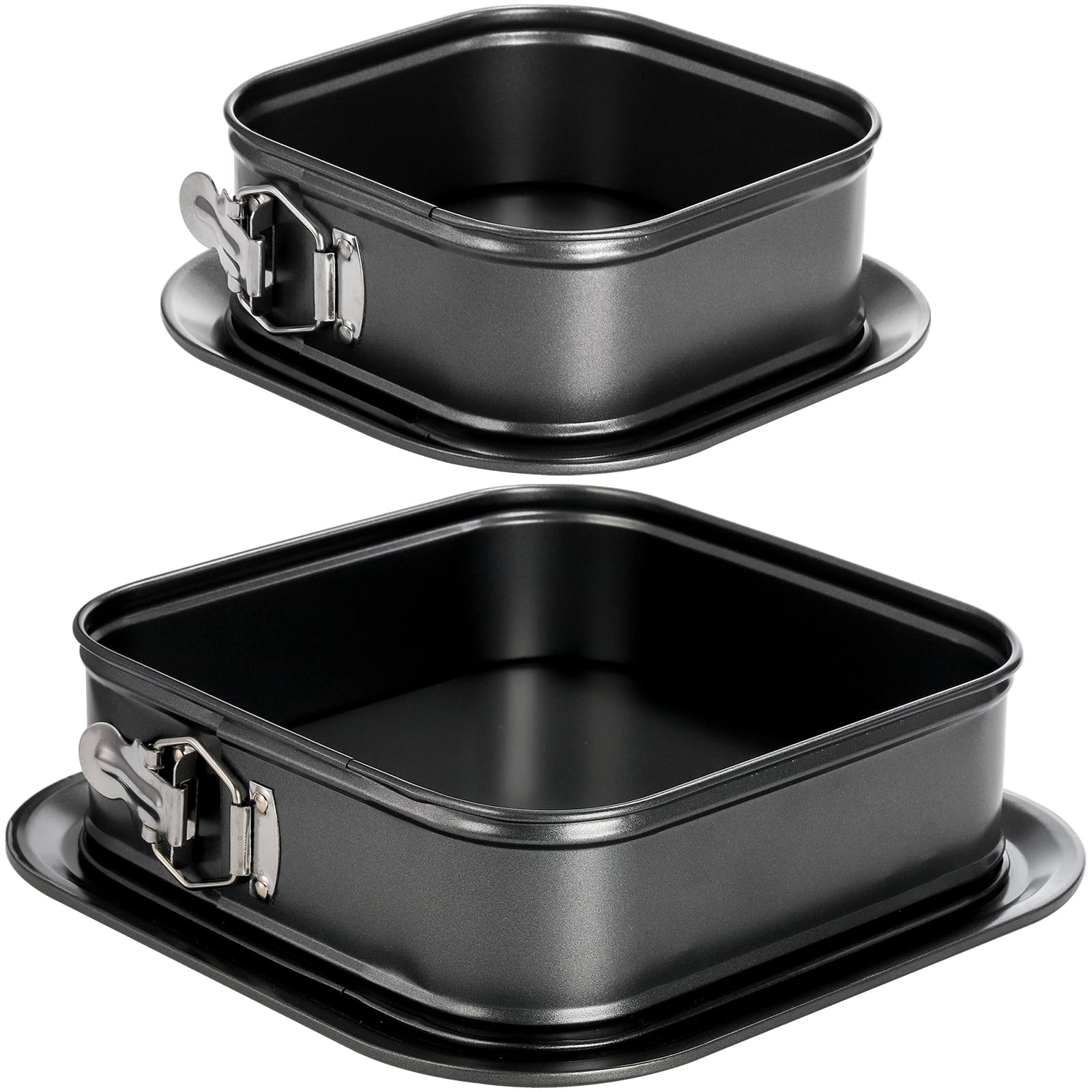 SOUJOY set de moldes springform cuadrados de 9,5 pulgadas facilita desmoldar