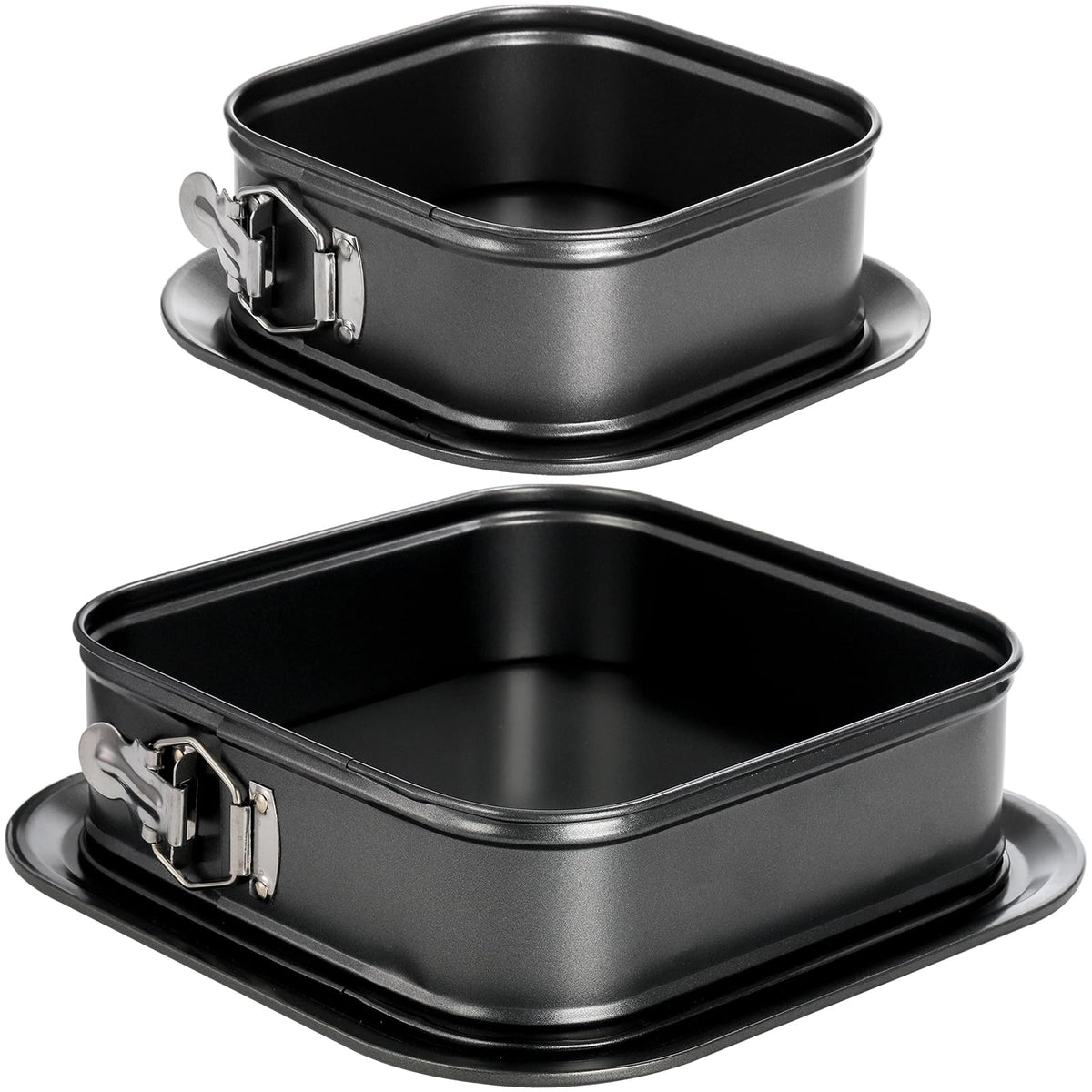 SOUJOY set de moldes springform cuadrados de 9,5 pulgadas facilita desmoldar