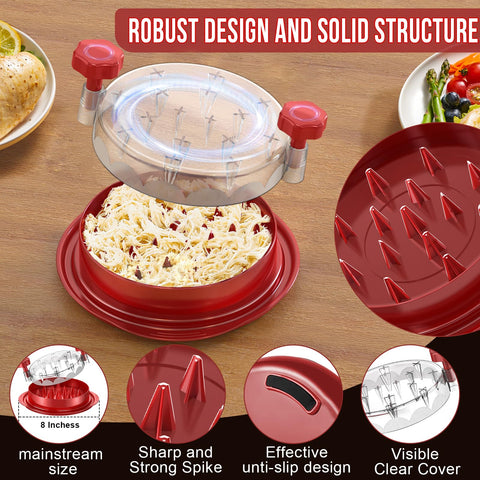 SoulLife mango ergonómico rojo, agarre cómodo para deshilachado estable.