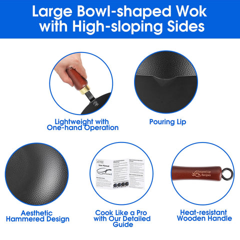 Recetas virales para comida para llevar disponibles con este wok.