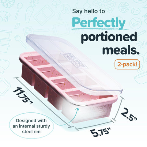 Souper Cubes, bandeja apta para horno hasta 415 °F sin tapa para cocinar.
