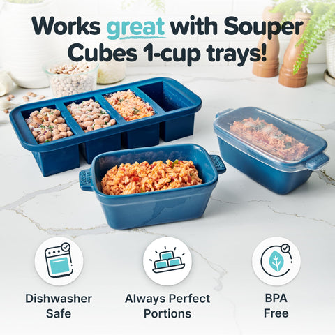 Souper Cubes diseños apilables para ahorrar espacio en nevera y despensa