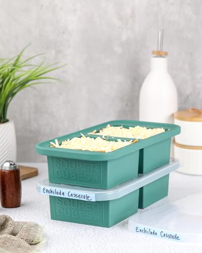 Souper Cubes Kale medición de porciones para planificar comidas