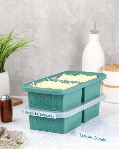 Souper Cubes Kale medición de porciones para planificar comidas