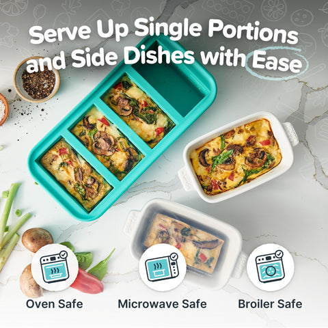 Souper Cubes: tapas de silicona para sellar porciones y facilitar el recalentado.