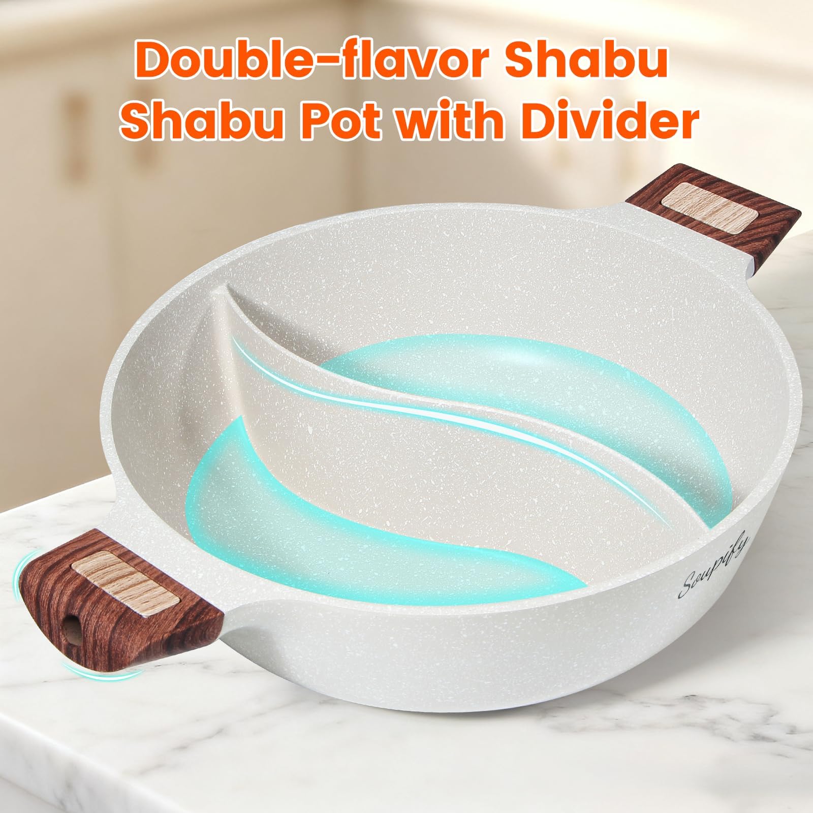 Soupify Olla shabu shabu ideal para reuniones familiares