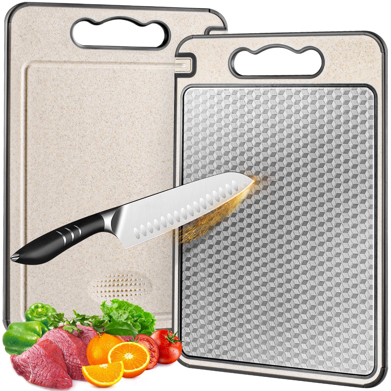 Tabla SOURCEBEAT con doble cara para cortes limpios y menor desgaste del cuchillo.