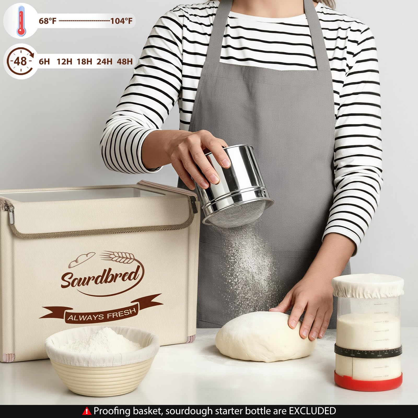 Sourdbred aislamiento de cinco capas para fermentación estable y eficiente