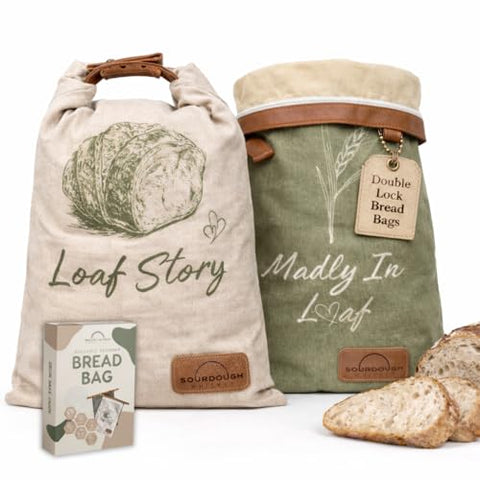 Sourdough Whisper LOAF STORY: doble cierre para conservar la frescura del pan.