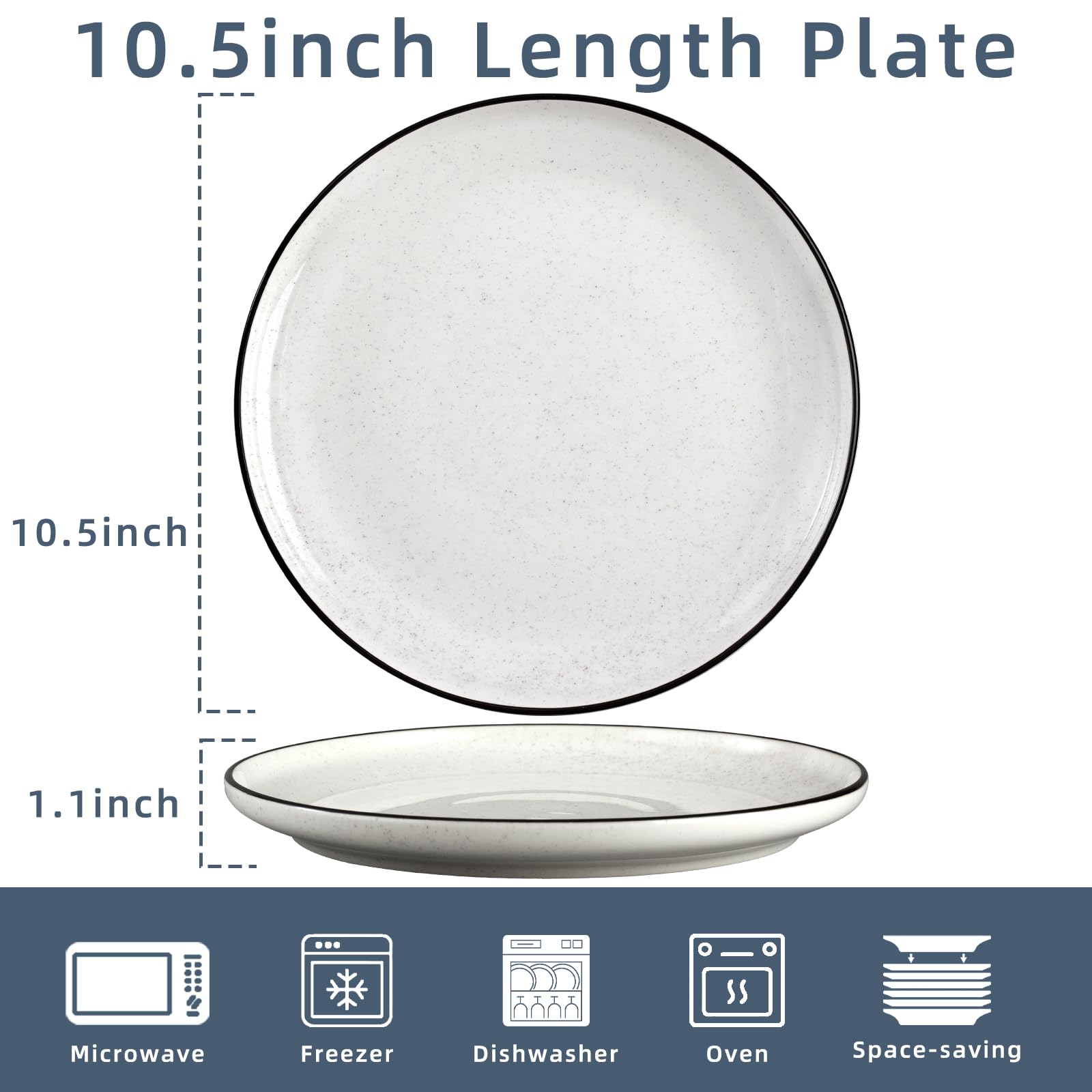 Plato SOVEGLEE para pasta, blanco cerámico, ideal para porciones generosas.