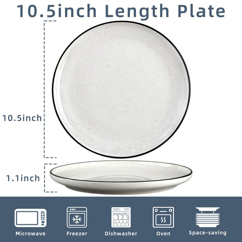 Plato SOVEGLEE para pasta, blanco cerámico, ideal para porciones generosas.