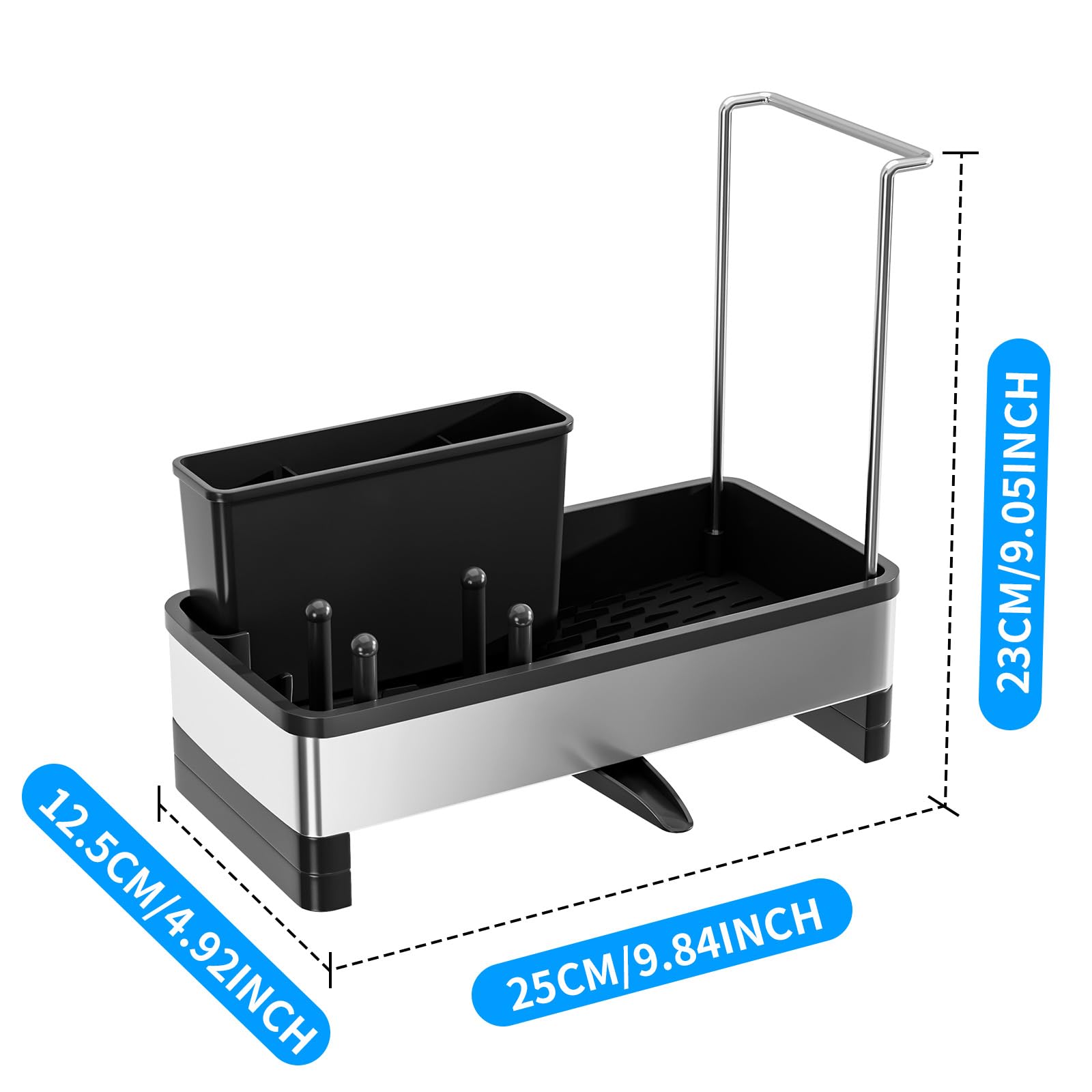 SOVGIZF soporte para cepillos y esponjas múltiples