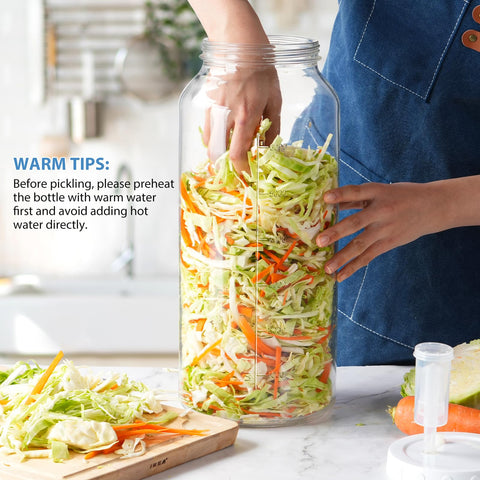 Uso multipropósito para fermentacion y encurtidos en la cocina.