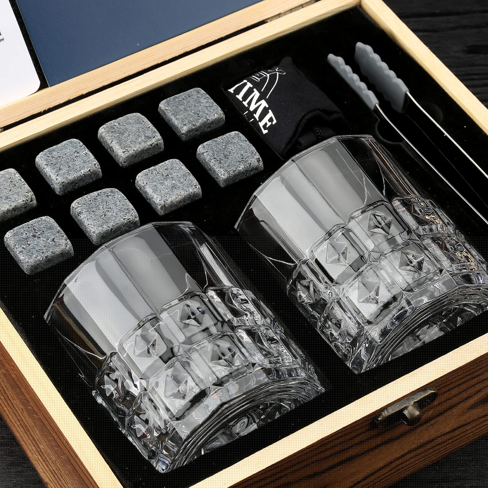 Caja de madera Sovyime para regalo elegante de whisky
