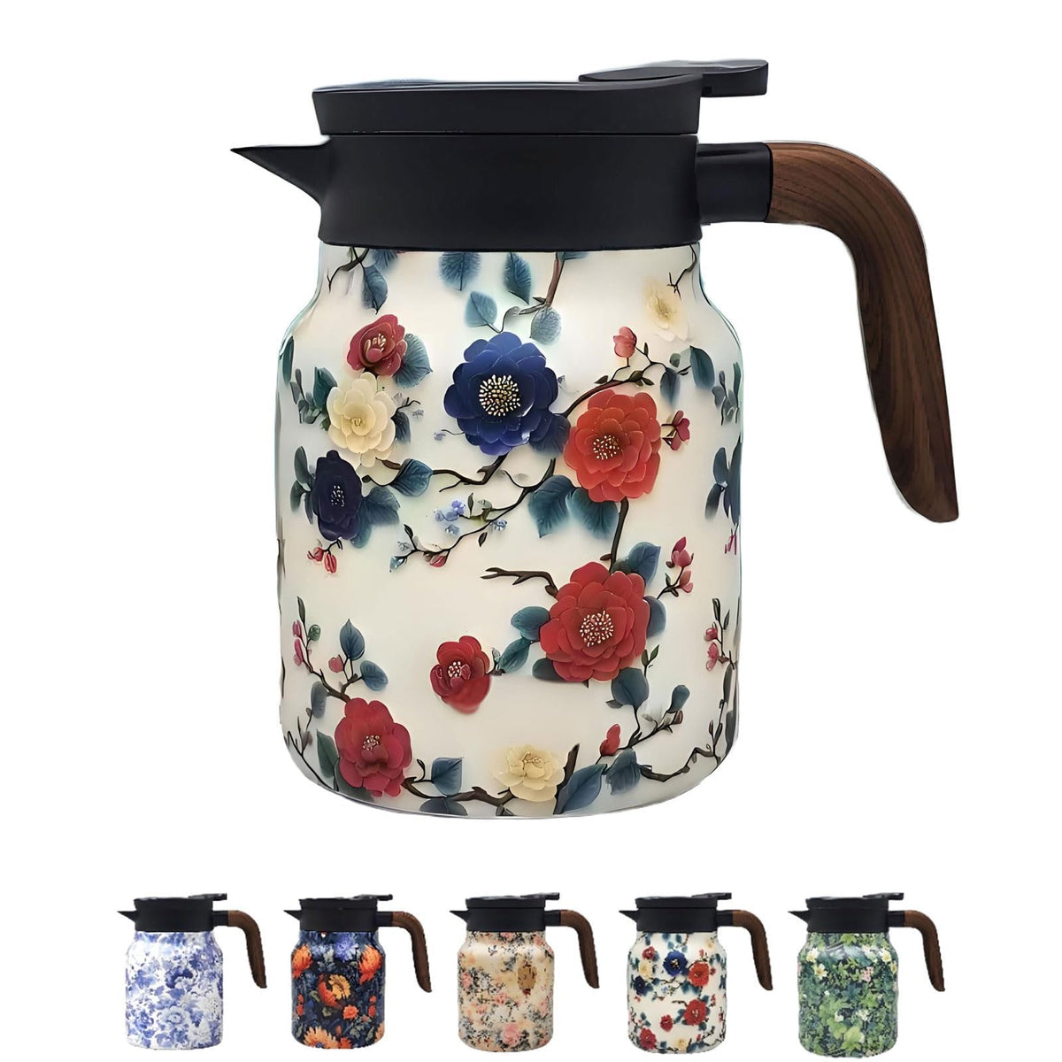 Soyestan jarra de café con infusor integrado, ideal para infusiones.