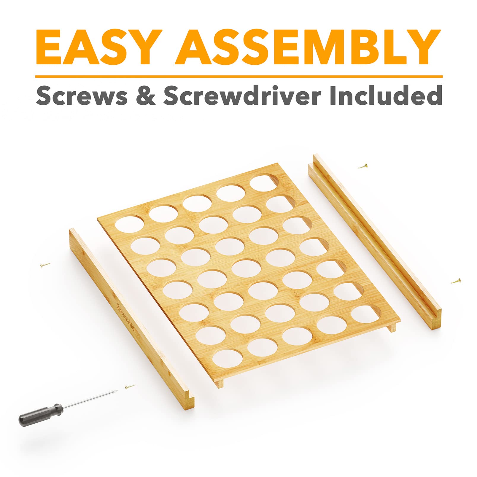 SpaceAid accesorio práctico para cajón de cocina, fácil de limpiar.