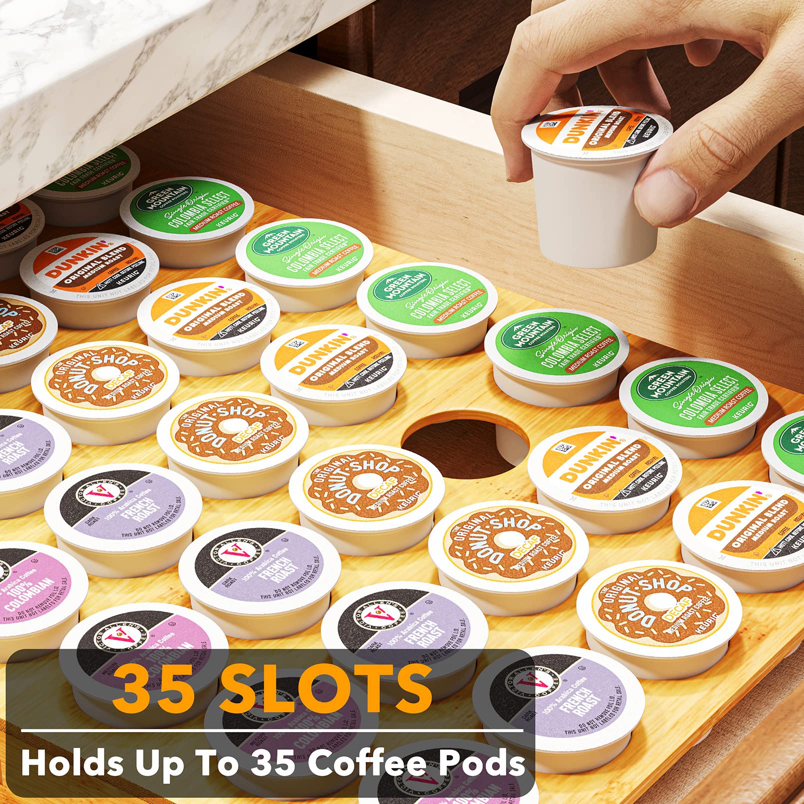 SpaceAid diseño compacto para cajones de cocina y ahorro de espacio.