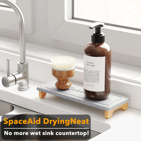 SpaceAid DryingNeat: diseño moderno que aporta orden a la encimera.