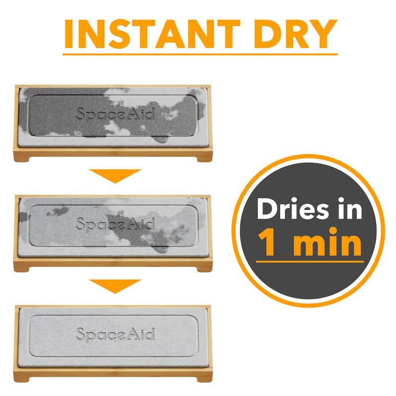 SpaceAid DryingNeat, dispensador de jabón y cepillos para cocina o baño