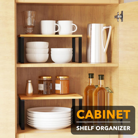 SpaceAid estante-cocina-ajustable-bajo, acceso rápido a productos frecuentes.