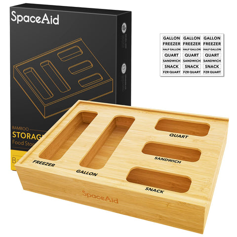SpaceAid organizador de bambú para cajón facilita el orden en la cocina.