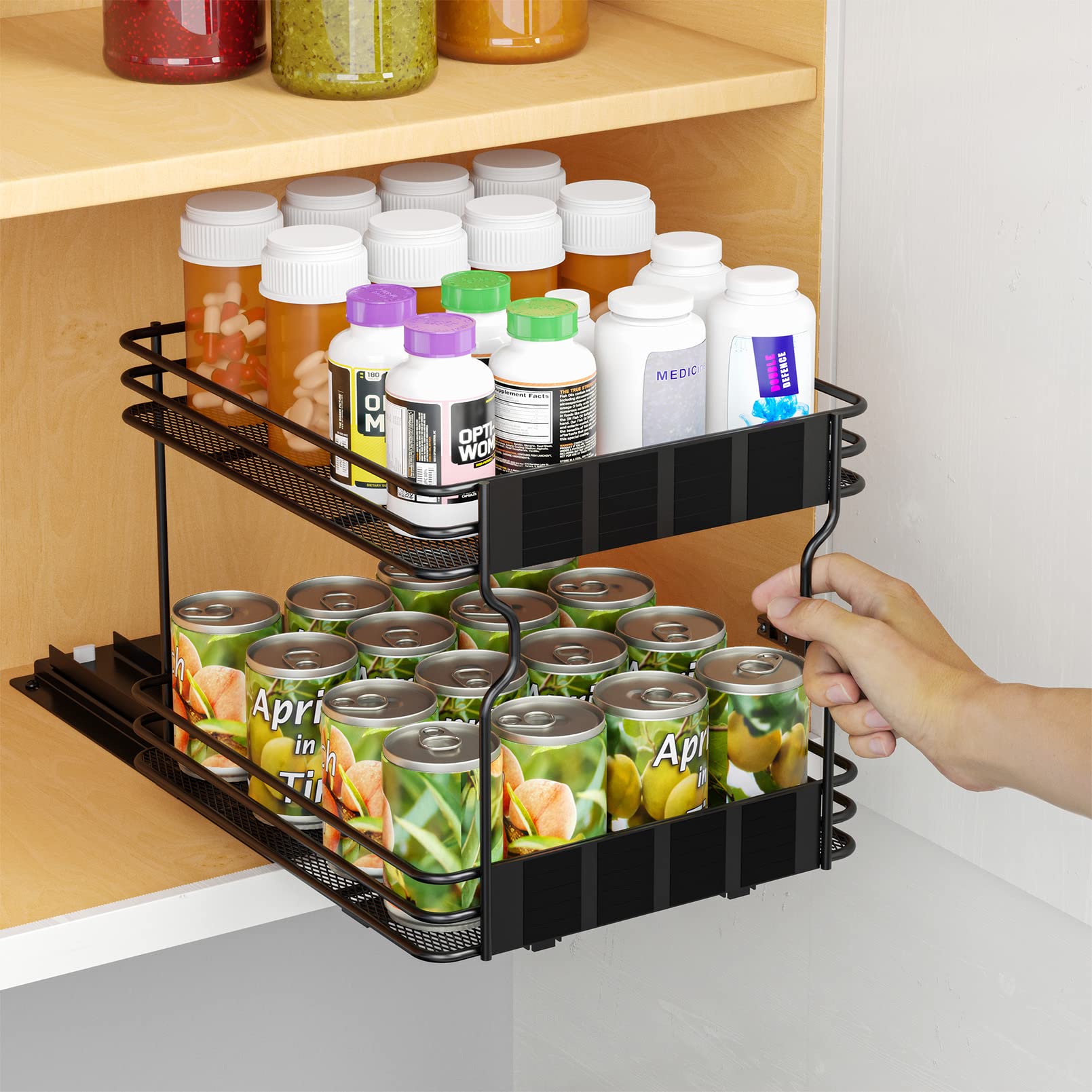 Acero duradero SpaceAid ofrece durabilidad para uso diario en la cocina.
