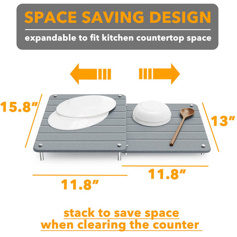 SpaceAid tapete piedra para utensilios, tazas y cepillos.