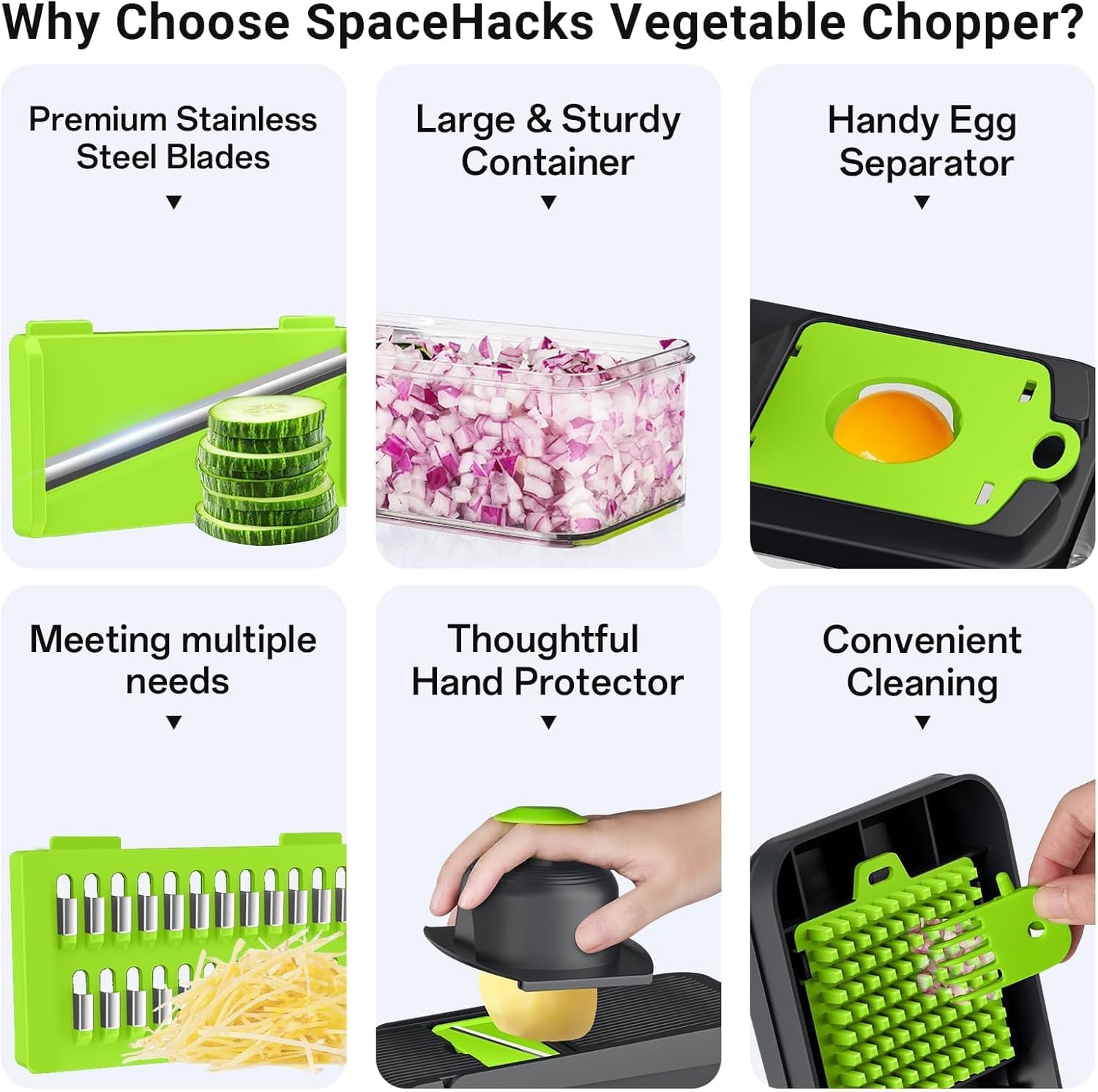 Separador de huevo SpaceHacks para separar clara y yema con facilidad