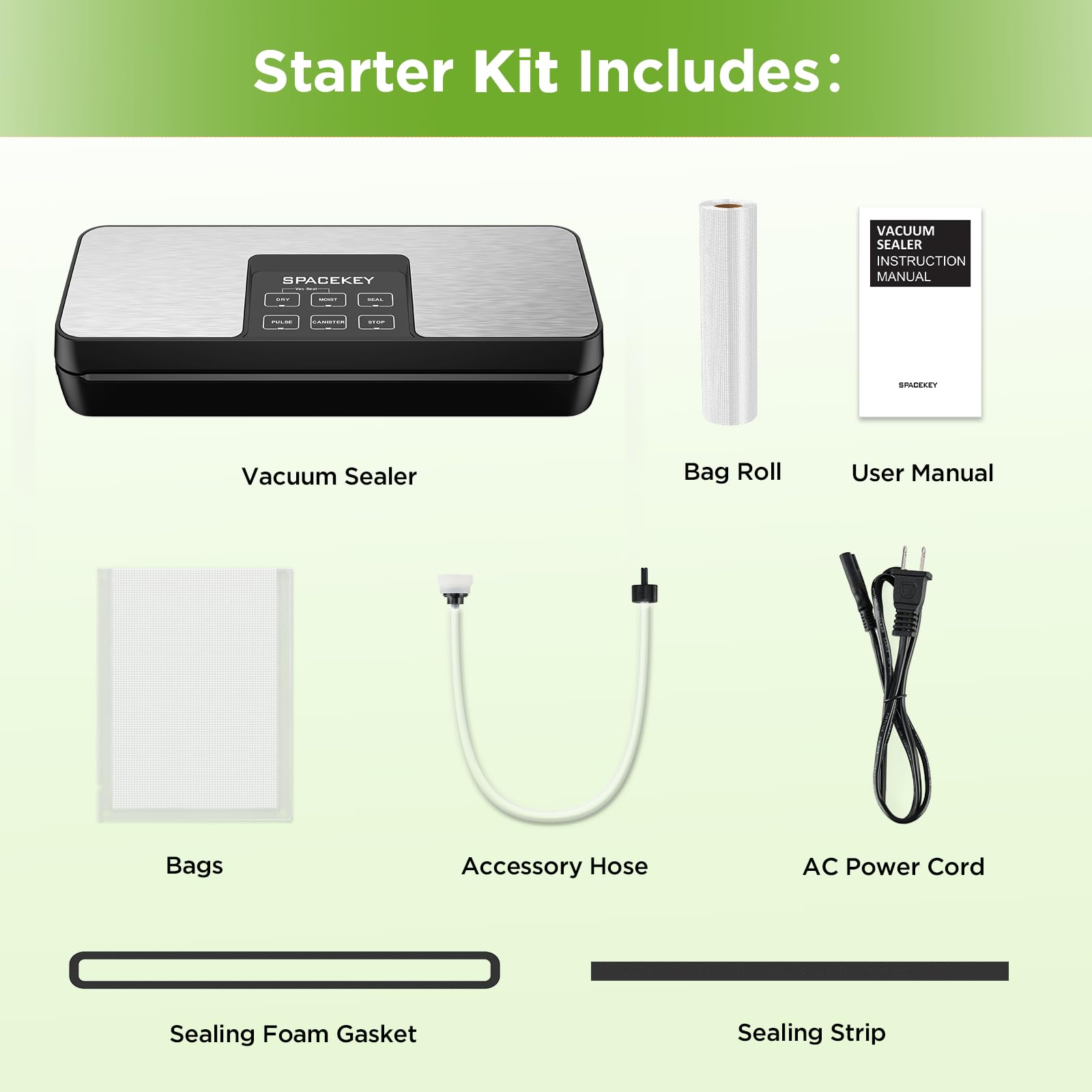 Spacekey kit de inicio incluido para empezar a sellar ahora