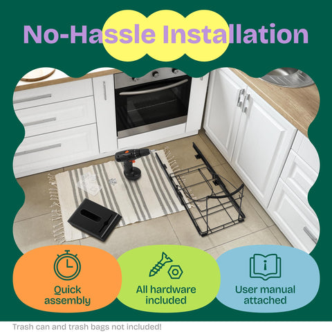 Spaces Tools capacidad-30-40-quarts: compatible con cestos tamaño medio a grande.