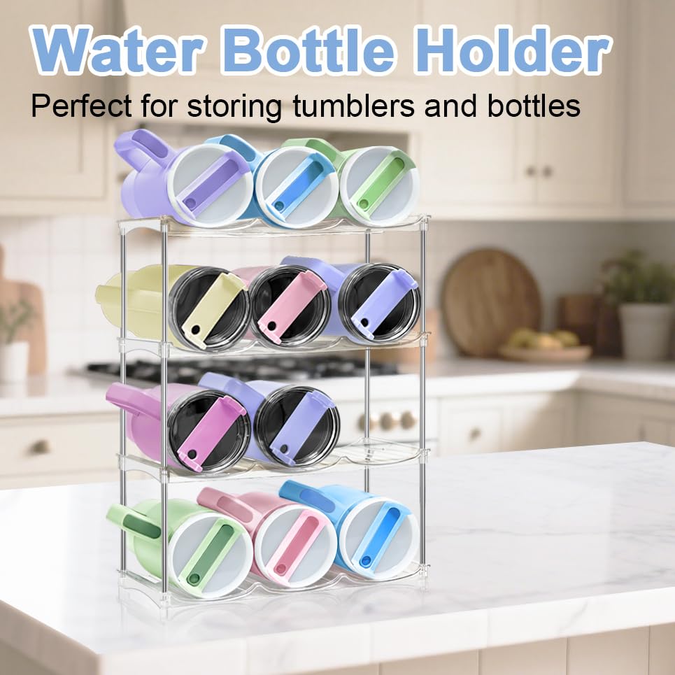 Spaclear capacidad para 12 botellas optimiza tu espacio.