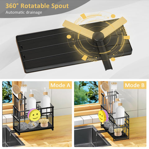 Spaclear divisores inteligentes con tres compartimentos para ordenar accesorios de cocina