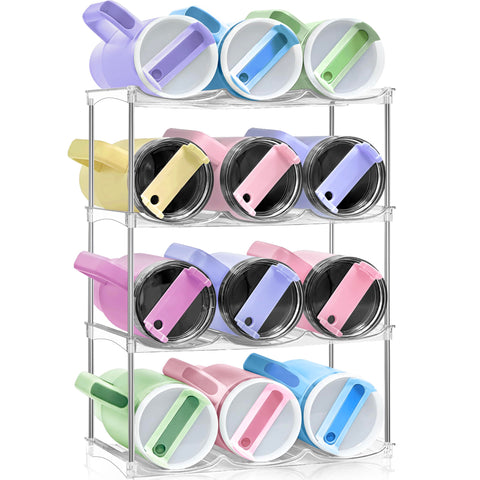 Spaclear organizador de botellas apilable para gran capacidad y orden.