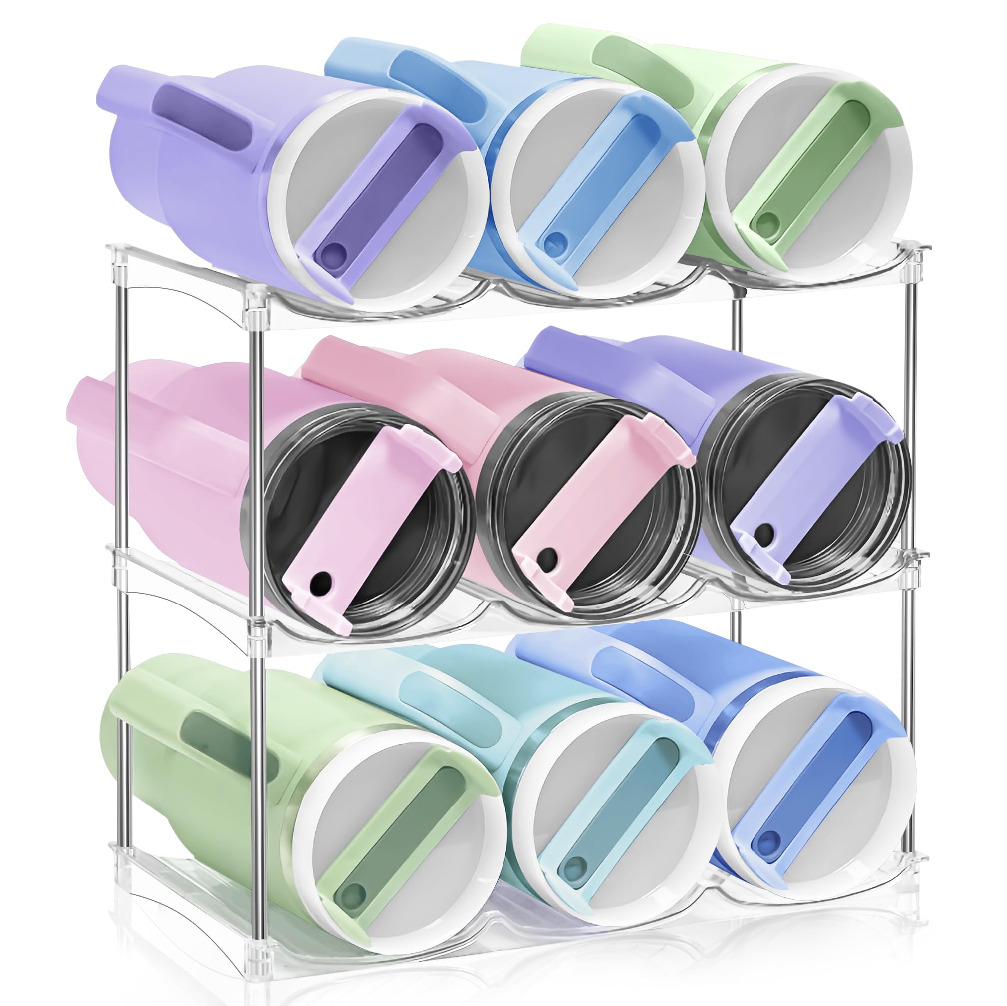 Spaclear organizador para botellas Stanley 40oz, optimiza el espacio.