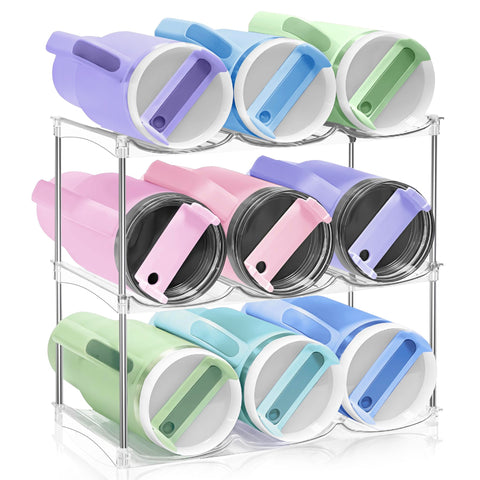 Spaclear organizador para botellas Stanley 40oz, optimiza el espacio.