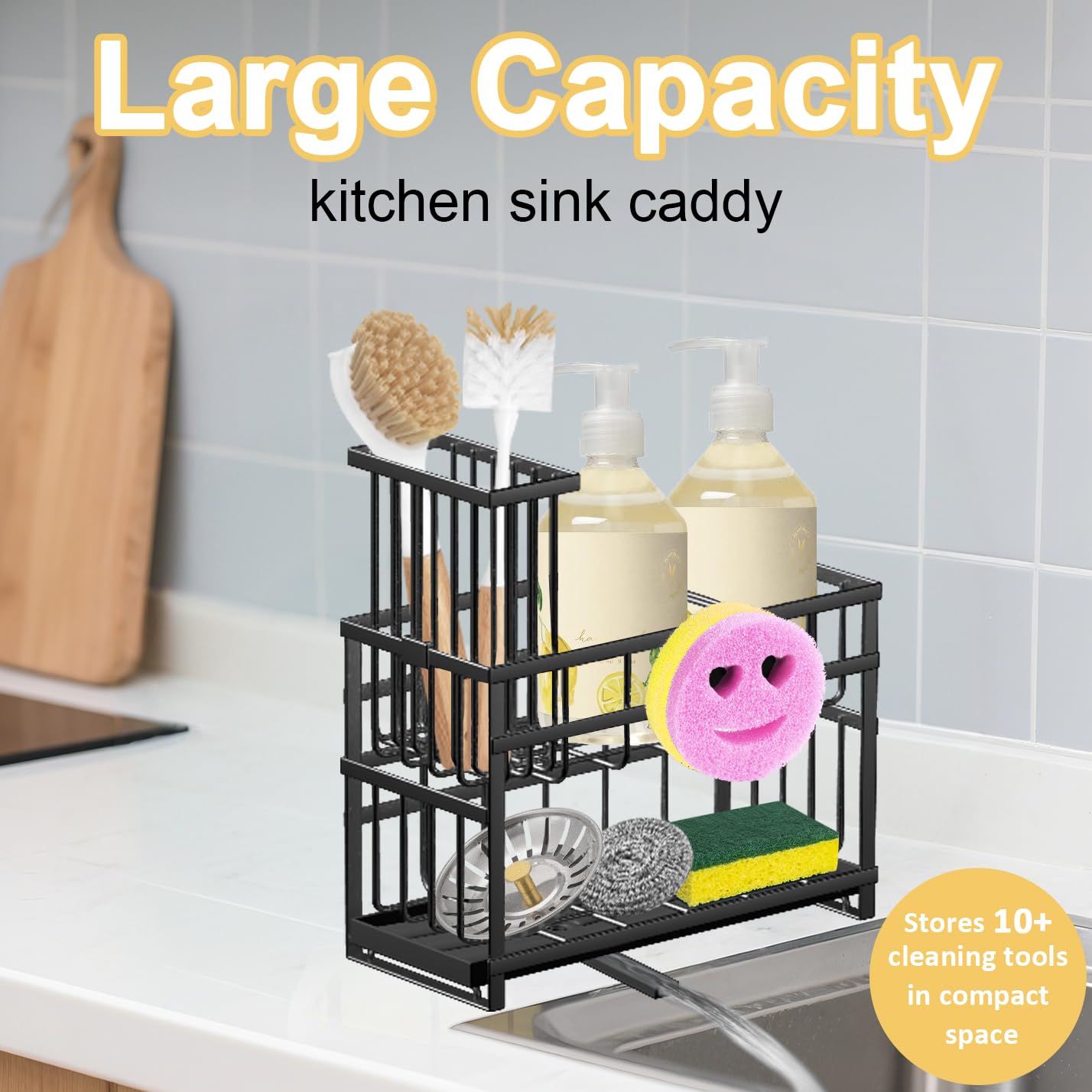 Spaclear para cocina y baño, mantiene útiles sobre encimeras ordenados