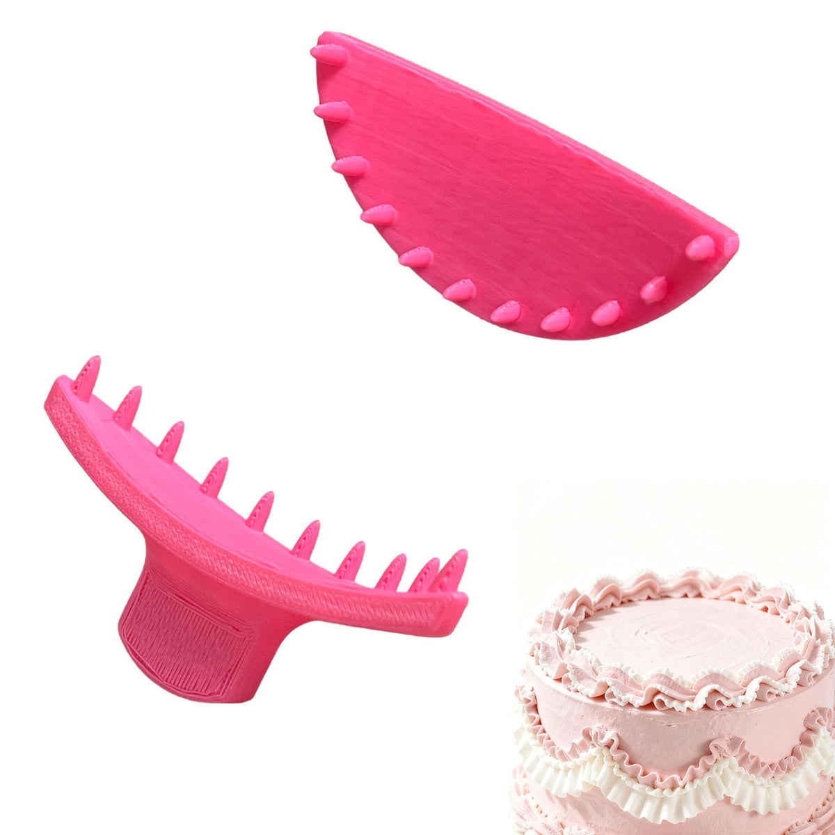 SPANSEE guía arco tarta 6-10 pulgadas para decoraciones uniformes.