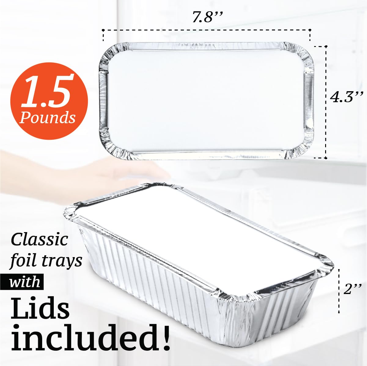 Bandeja Spare Essentials para hornear y servir, con tapa segura para porciones