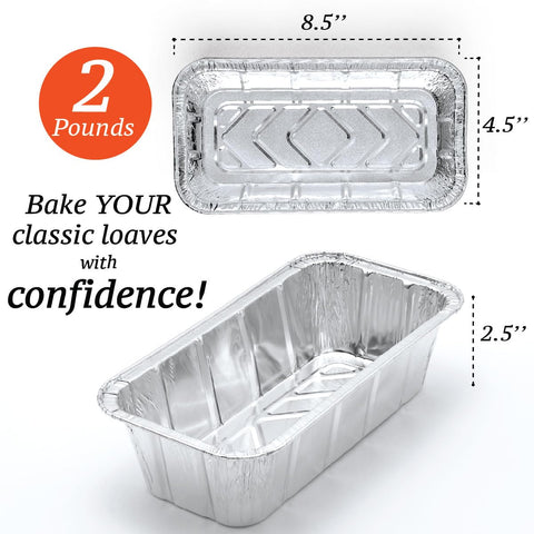 Bandejas desechables de aluminio Spare Essentials para servir porciones.